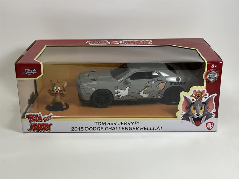 Tom and Jerry 2015 Dodge Challenger Hellcat 1:24 Jada 253255047