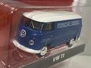 vw t1 porsche blue white schuco european classics 1:64 4800