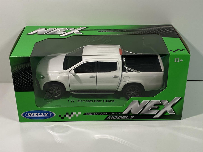 mercedes benz x class white 1:24 scale welly 24100