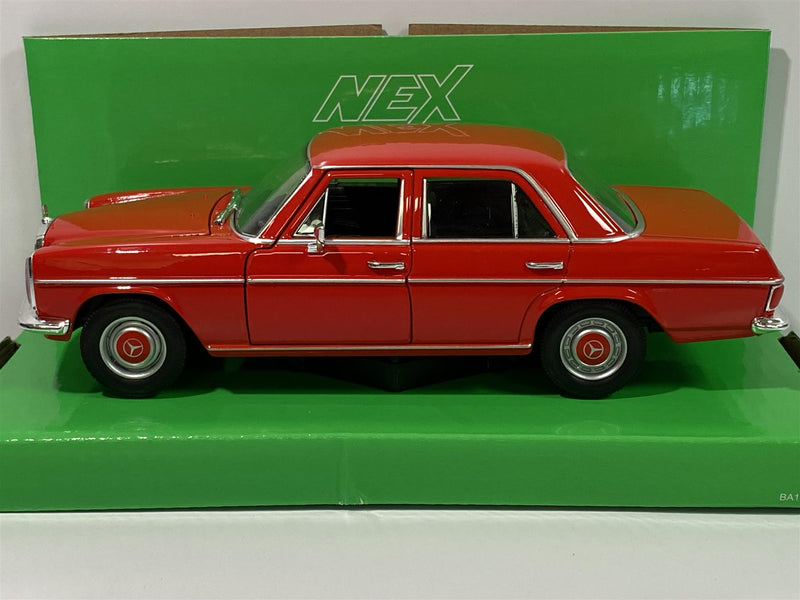 mercedes benz 220 red 1:24 scale welly 24091