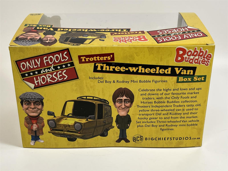 Only Fools and Horses Del & Rodney Box Set 3 Wheeled Van Bobble Buddies BCS F0025