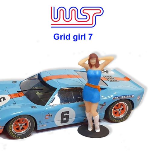 grid girl pit girls track side scenery pit lane unpainted figure gg7