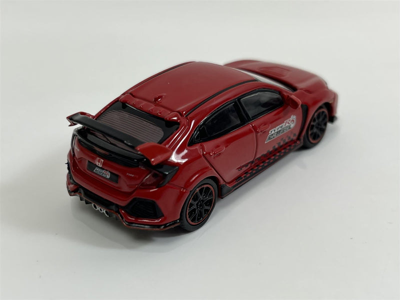 honda civic type r time attack 2018 red 1:64 scale mini gt mgt00024l