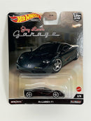 McLaren F1 Jay Lenos Garage Black Hot Wheels Real Riders 1:64 HCK08