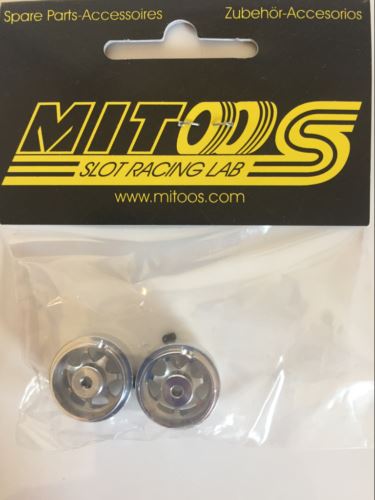 mitoos m079 2 x r10 alloy rims 19 x 10.5mm new