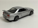 Nissan GT R34 V Spec II RHD Silver 1:36 Scale Tayumo 36115212