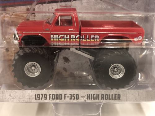 1979 ford f-350 monster truck high roller kings of crunch 1:64 greenlight 49030d