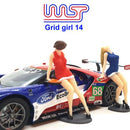 grid girl pit girls track side scenery pit lane unpainted figure gg14