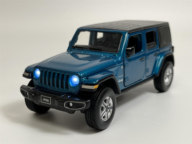 Jeep Wrangler Sahara LHD Bikini Pearl Light & Sound 1:32 Scale 32170017