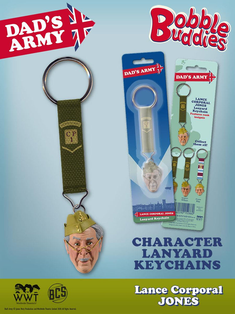 dads army lance corporal jones lanyard keychain gift edition bcda0013