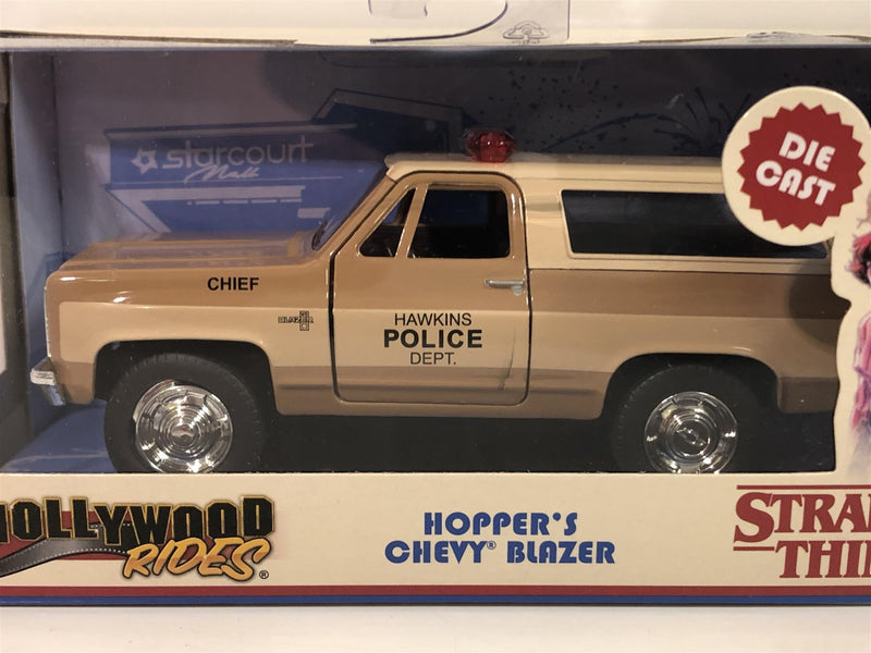 stranger things hoppers chevy blazer 1:32 scale jada 31114 boxed