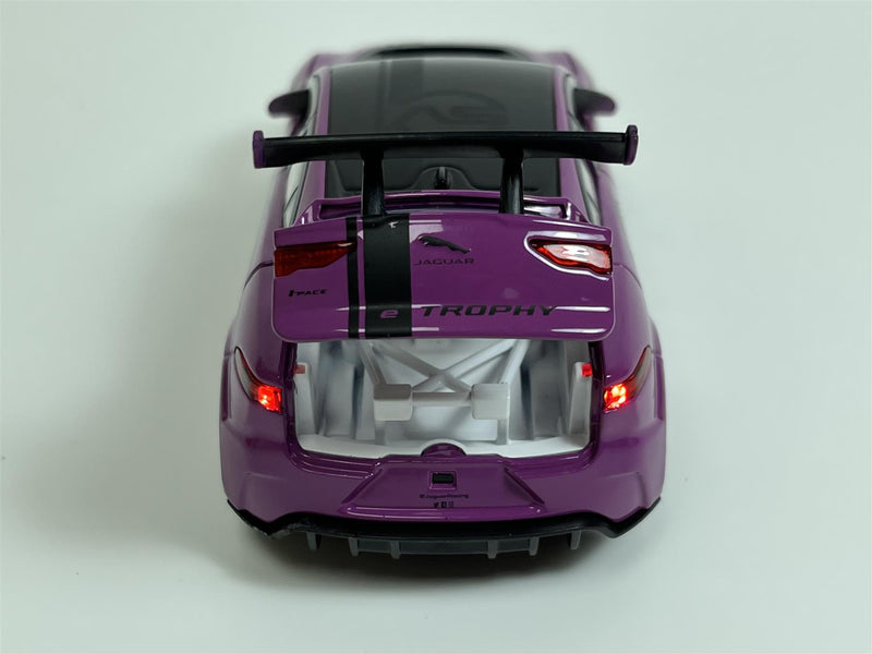 Jaguar I Pace E Trophy LHD Light & Sound Purple 1:32 Scale Tayumo 32110011