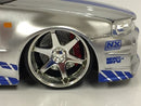 fast and furious brians nissan skyline gt-r r34 jada 97158 scale 1:24