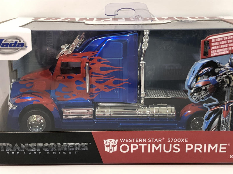 transformers optimus prime western star 5700 xe 1:32 scale jada 9898