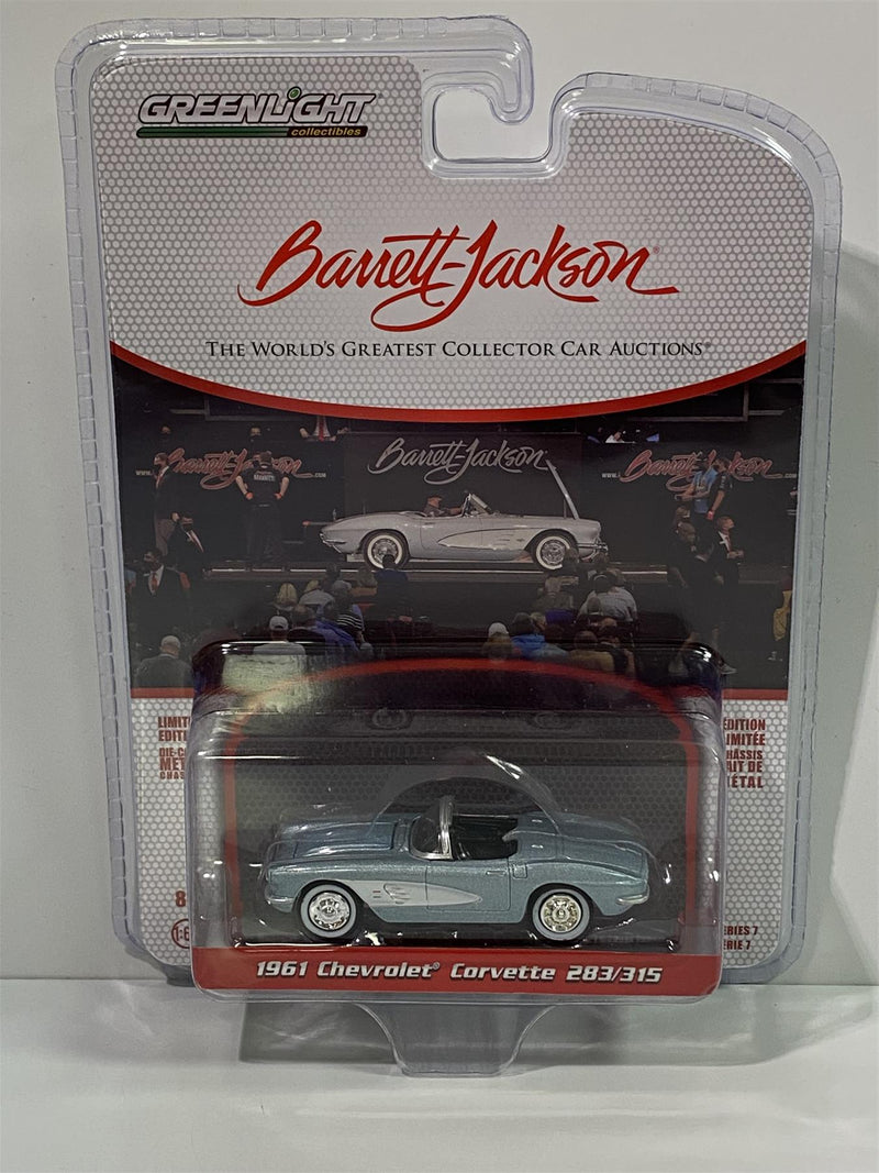 1961 chevrolet corvette 283/315 1:64 scale greenlight 37230a