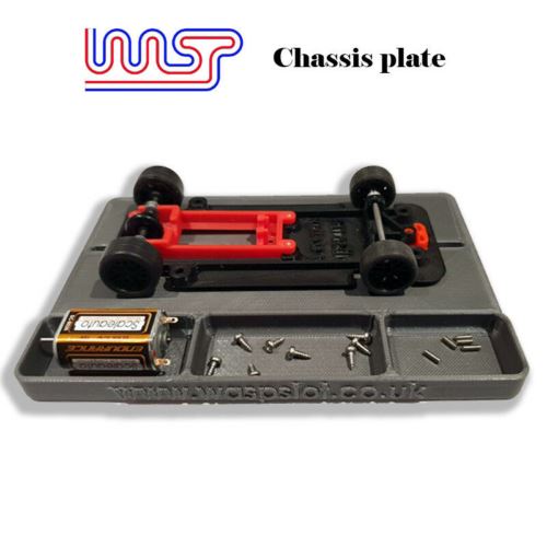 slot car chassis set up plate 1:32 scale new wasp