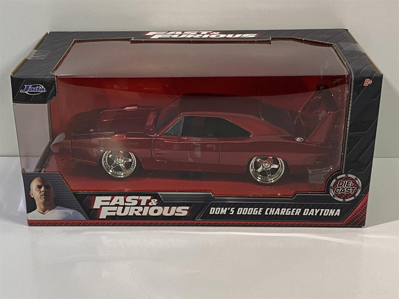 fast & furious doms dodge charger daytona red met jada 97060