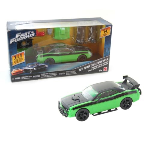 fast and furious 2011 dodge challenger srt8 kit 3 in 1 mattel fcg50