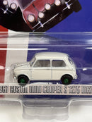 the italian job 1967 mini cooper s 1275 mki white chase model 1:64 greenlight