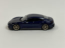 Porsche Taycan Turbo S Gentian Blue Metallic 1:64 Scale Mini GT MGT00339R