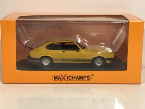 maxichamps 940082221 1982 ford capri orange 1:43 scale