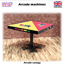 arcade machine canopy 1:32 track side scenery pub bar game retro wasp