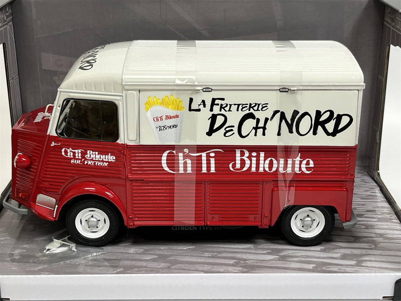 Citroen Type HY Friterie Biloute Red White 1969 1:18 Solido 1804817