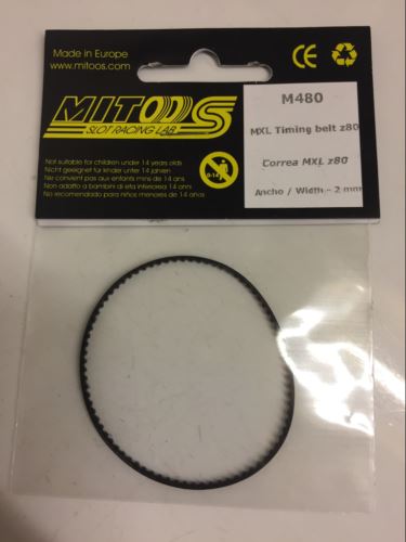 mitoos m480 mxl timing belt z80 tooth width 2mm new