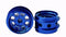 staffs slot cars classic blue alloy wheels air rims 15.8 x 10mm x 2 staffs 86