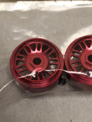 staffs aluminium bbs style wheels in red 16.9x10mm staffs43