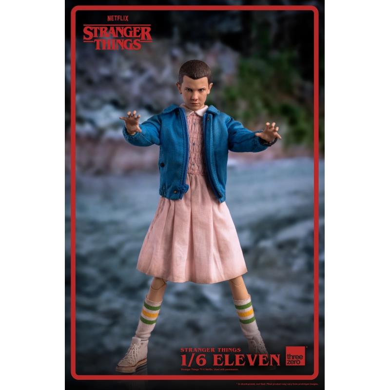 stranger things eleven 1:6 collectible figure threezero tz02750