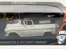 frankenstein figure and 1957 chevy suburban 1:24 jada 253255032