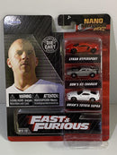 fast and furious 3 car nano set jada nv-12 32482