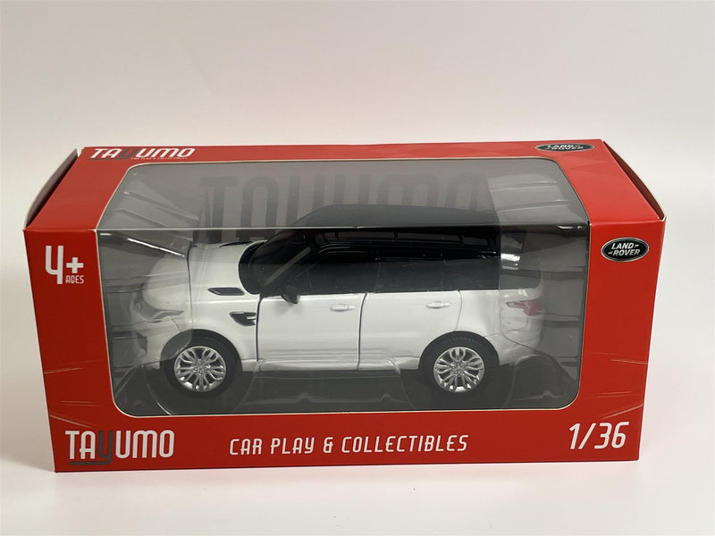 Range Rover Sport White LHD 1:36 Scale Pull & Go Tayumo 36100015