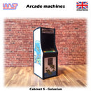 arcade machine galaxian 1:32 track side scenery pub bar game retro wasp