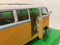 1963 volkswagen t1 bus yellow/white welly 22095y scale 1:24