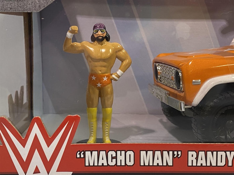 macho man randy savage 1973 ford bronco 1:24 scale jada 32046