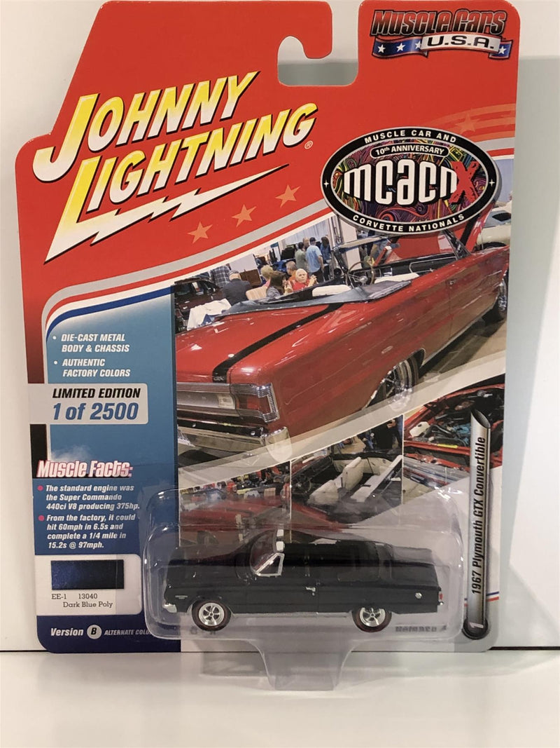 1971 plymouth cuba convertible in-violet poly 1:64 johnny lightning jlmc016b