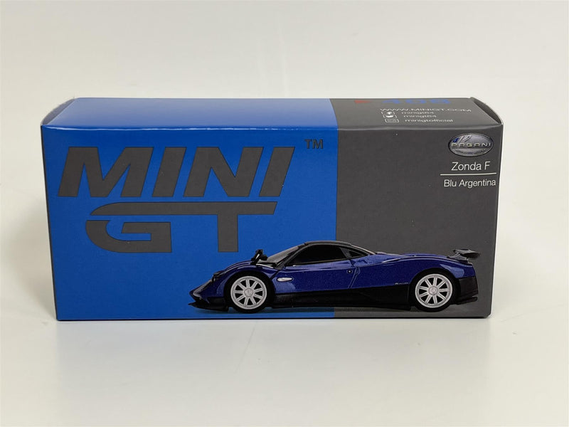 Zonda F Blu Argentina LHD 1:64 Scale Mini GT MGT00408L