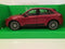 porsche macan turbo 2014 - red scale 1:24 welly 24047r