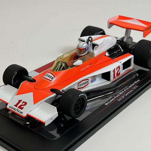 McLaren Ford M23 #12 Texaco Jochen Maas 3rd GP Germany 1976 1:18 