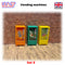 slot car scenery track side drinks vending set of 3 new 1:32 scale wasp