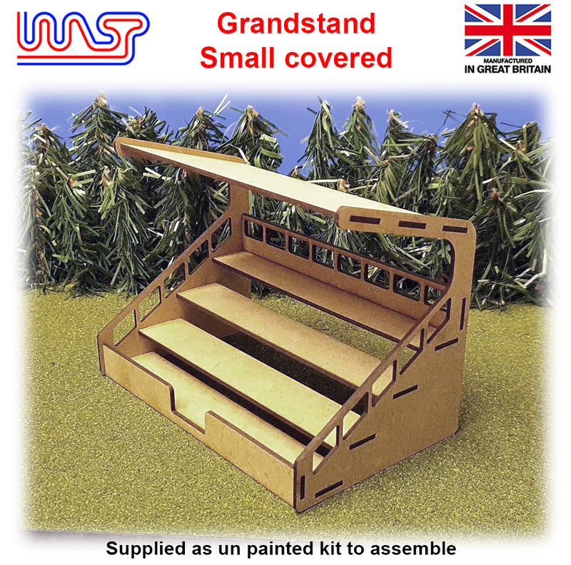 slot car track scenery grandstand covered small 1:32 scale new wasp