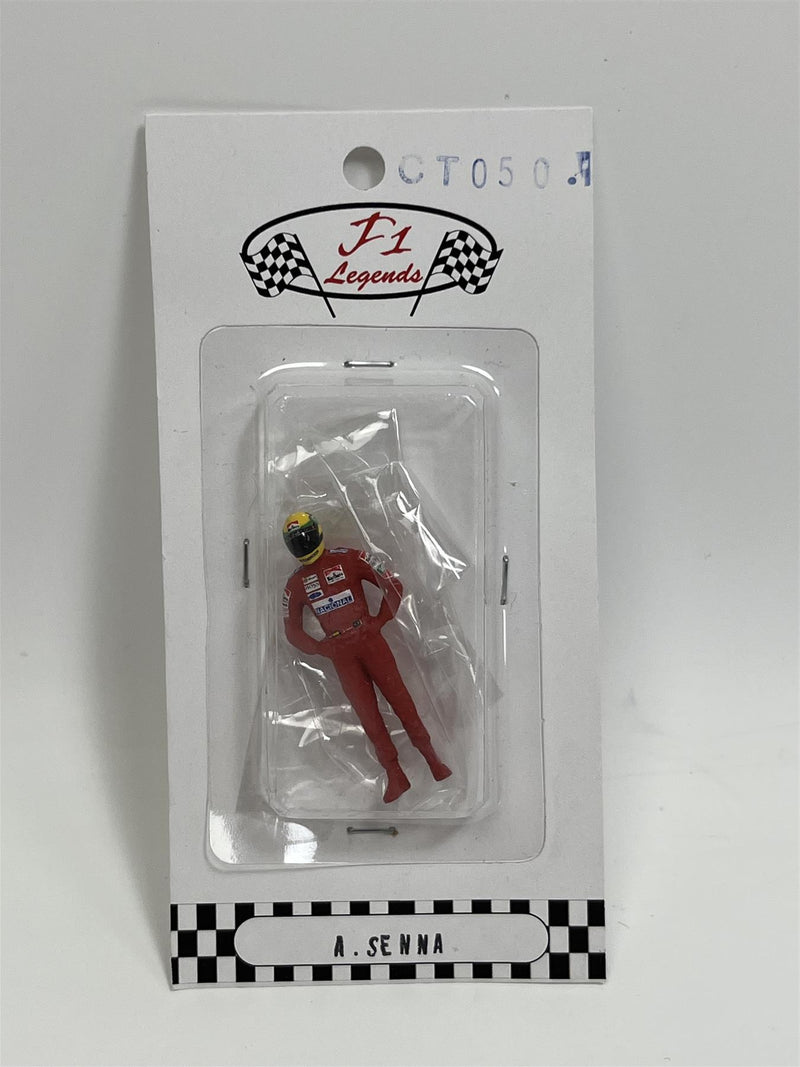 ayrton senna mclaren metal figure 1:43 scale cartrix ct050a