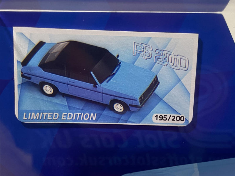 team slot sre24 ford escort mkii rs 2000 blue limited edition 1 of 200 pcs