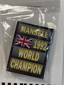 nigel mansell 1992 world champion f1 board signage 1:43 scale cartrix 43009