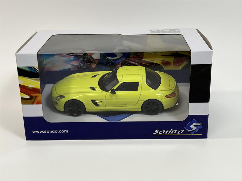 Mercedes Benz SLS AMG Yellow 1:43 Scale Solido 4401100