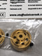 staffs aluminium bullet hole wheels in gold 15.8x8.5mm staffs26