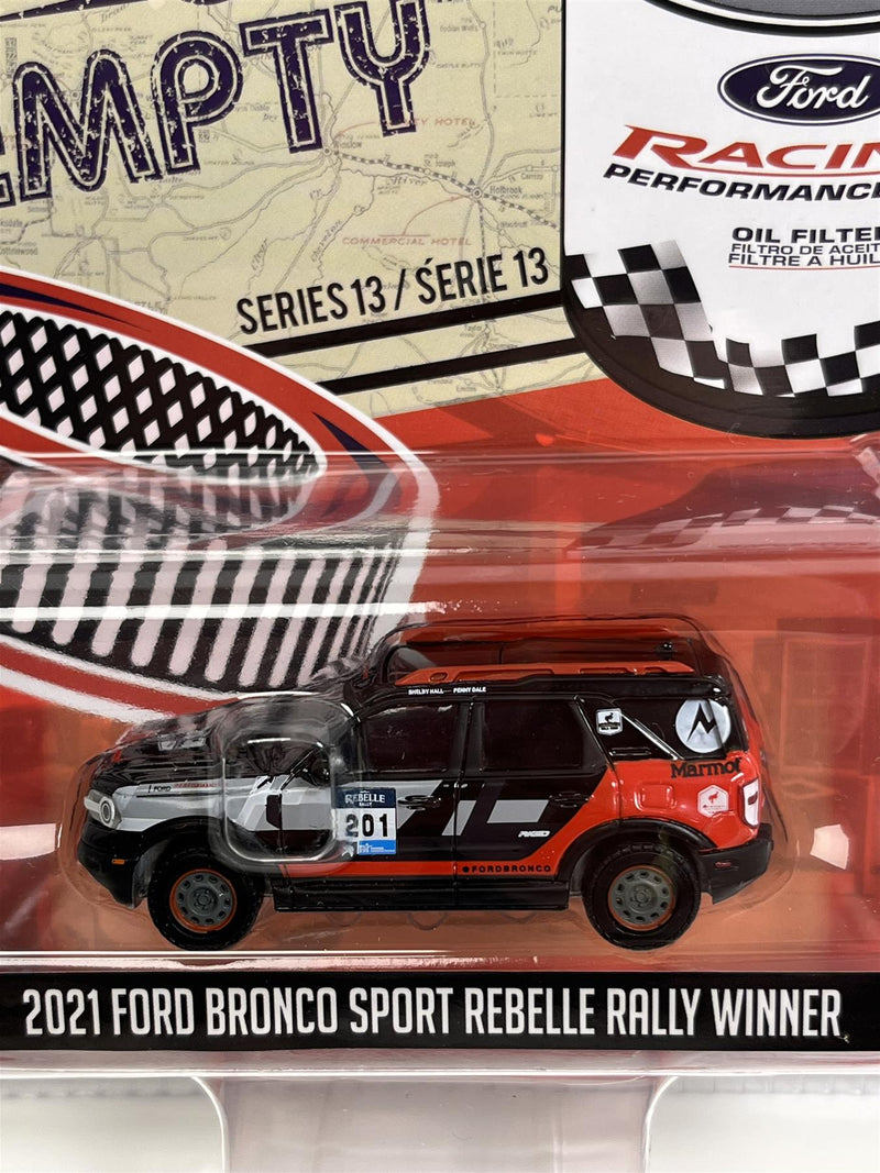 2021 Ford Bronco Sport Rebelle Rally Winner 1:64 Scale Greenlight 41130F
