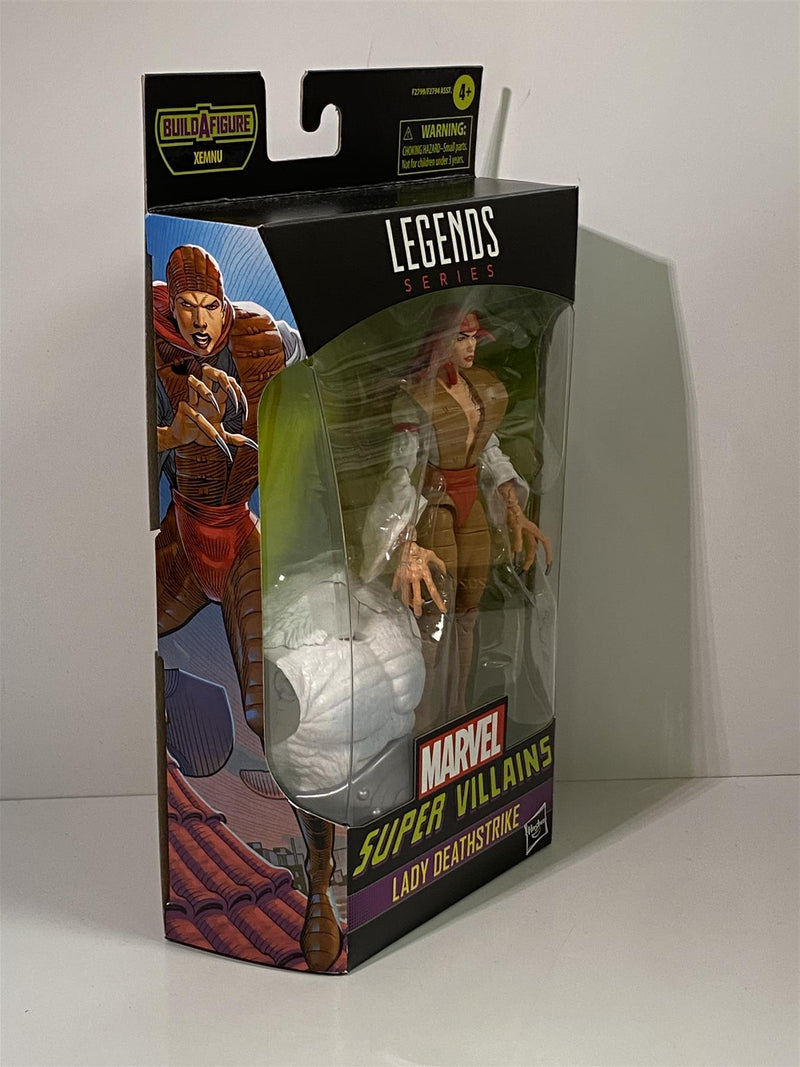 lady deathstrike marvel super villains legends series build a figure hasbro f2799